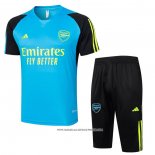 Tuta da Track Arsenal Manica Corta Blu - Pantaloncini 24-25