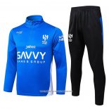 Tuta da Track Felpa Al Hilal 25/26 Bambino Blu