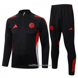 Tuta da Track Felpa Bayern Monaco 25/26 Bambino Nero