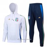 Tuta da Track Felpa Italia 24/25 Bambino Bianco
