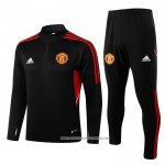 Tuta da Track Felpa Manchester United 22/23 Nero