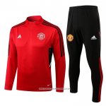 Tuta da Track Felpa Manchester United 22/23 Rosso