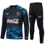 Tuta da Track Felpa Napoli Bambino Nero 24-25