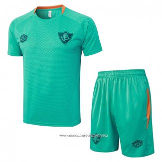 Tuta da Track Fluminense 25/26 Manica Corta Verde - Pantaloncini