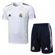 Tuta da Track Real Madrid 25/26 Manica Corta Bianco - Pantaloncini