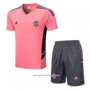 Tuta da Track SC Internacional 22-23 Manica Corta Rosa - Pantaloncini
