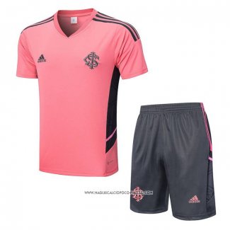 Tuta da Track SC Internacional 22-23 Manica Corta Rosa - Pantaloncini