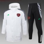 Arsenal Bianco Chandal de Invierno del 24-25