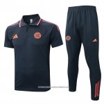Conjunto Polo Bayern Monaco 25/26 Grigio Arancione