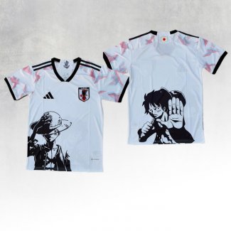 Maglia Giappone One Piece Luffy 2025 Bianco Anime