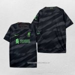 Maglia Liverpool Portiere 23/24 Nero Thailandia