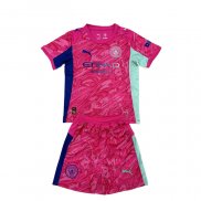 Maglia Manchester City Portiere 25-26 Bambino Rosa