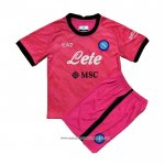 Maglia Napoli Portiere 22/23 Bambino Rosa