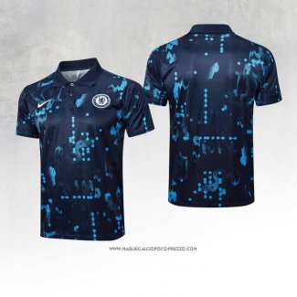 Maglia Polo Chelsea Blu Scuro 24-25