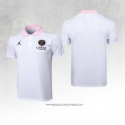 Maglia Polo Paris Saint-Germain Jordan Bianco 24-25