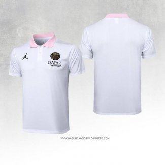 Maglia Polo Paris Saint-Germain Jordan Bianco 24-25