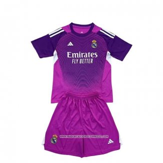 Maglia Real Madrid Portiere Bambino Purpura 25-26