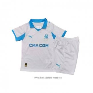 Prima Maglia Olympique Marsiglia 25/26 Bambino