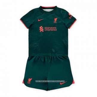 Terza Maglia Liverpool 22-23 Bambino