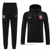 Tuta con Cappuccio Barcellona 2024 Nero -25