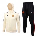 Tuta con Cappuccio Manchester United 23/24 Giallo