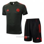 Tuta da Track Bayern Monaco 25/26 Manica Corta Verde - Pantaloncini