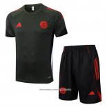 Tuta da Track Bayern Monaco 25/26 Manica Corta Verde - Pantaloncini