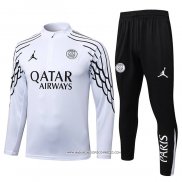 Tuta da Track Felpa Paris Saint-Germain 25/26 Bianco