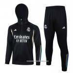 Tuta da Track Felpa Real Madrid 23/24 Nero e Bianco