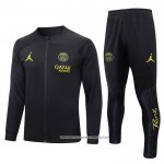 Tuta da Track Giacca Paris Saint-Germain Jordan 23/24 Nero