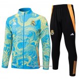 Tuta da Track Giacca Real Madrid 2024 Blu Dragon -25