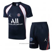 Tuta da Track Paris Saint-Germain Jordan 22-23 Manica Corta Blu - Pantaloncini