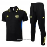 Conjunto Polo Manchester United 25/26 Nero Giallo