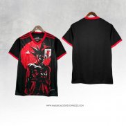 Maglia Giappone Rosso Anime 25-26 Nero