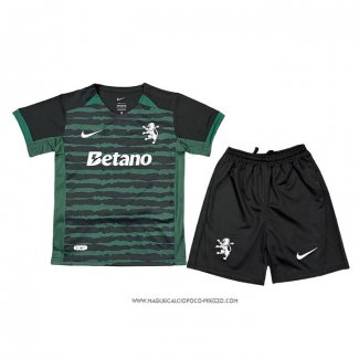 Maglia Sporting Special 25/26 Bambino Verde Nero