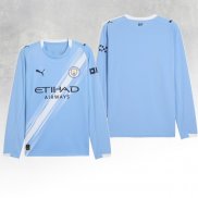 Prima Maglia Manchester City 25/26 Manica Lunga