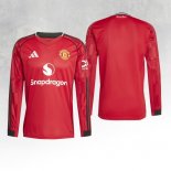 Prima Maglia Manchester United 25/26 Manica Lunga