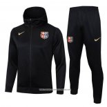Tuta con Cappuccio Barcellona Bambino Nero 24-25