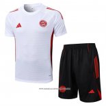 Tuta da Track Bayern Monaco 25/26 Manica Corta Bianco - Pantaloncini