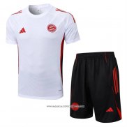Tuta da Track Bayern Monaco 25/26 Manica Corta Bianco - Pantaloncini