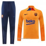 Tuta da Track Felpa Barcellona 22-23 Arancione