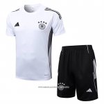 Tuta da Track Germania 25/26 Manica Corta Bianco - Pantaloncini