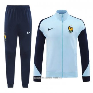 Tuta da Track Giacca Francia Bambino Azzurro 24-25