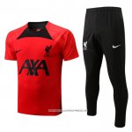 Tuta da Track Liverpool 22/23 Manica Corta Rosso