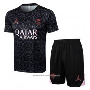 Tuta da Track Paris Saint-Germain Jordan 2024 Manica Corta Nero - Pantaloncini -2025