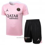 Tuta da Track Paris Saint-Germain Jordan Manica Corta Rosa - Pantaloncini 24-25