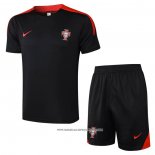 Tuta da Track Portogallo 2024 Manica Corta Nero - Pantaloncini -25