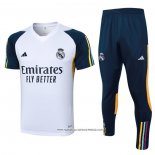 Tuta da Track Real Madrid 2023-24 Manica Corta Bianco