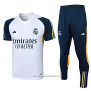 Tuta da Track Real Madrid 2023-24 Manica Corta Bianco