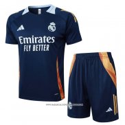 Tuta da Track Real Madrid 2024 Manica Corta Blu - Pantaloncini -25